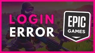 How to Fix a Login Error in Epic Games  Epic Games Tutorial [upl. by Ania458]