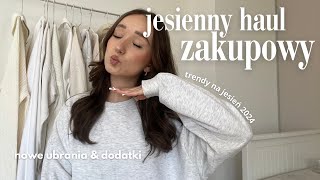 jesienny haul zakupowy  ubrania dodatki amp trendy na jesień 2024 [upl. by Marmion]