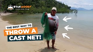 A clean way to throw a cast net [upl. by Martina]