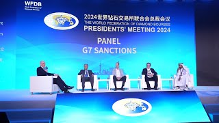 G7 Sanctions Global Diamond Trade Leaders Discuss Impacts and Strategy [upl. by Onyx]