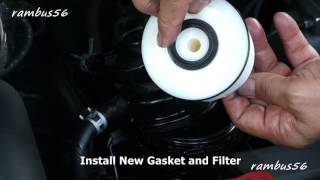 Toyota Innova D4D Diesel Fuel Filter Change DIY remove and replace [upl. by Yme]