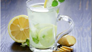 Tisana depurativa detox zenzero e limone fatta in casa [upl. by Atnwahsal]