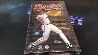 1997 BOWMAN BASEBALL  BIG REFRACTOR HIT  Turn Back the Clock Tuesday [upl. by Bratton]