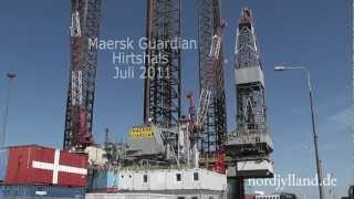 Maersk Guardian  Bohrinsel  Hirtshals 2011 [upl. by Mcspadden]