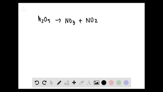 This reaction is first order in N2 O5  N2 O5g ł… [upl. by Anelhtac303]