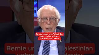 Bernie urges proPalestinian voters to back Harris [upl. by Riggins208]