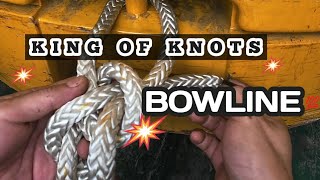 BOWLINE KNOT IN 3 WAYS [upl. by Baptlsta]