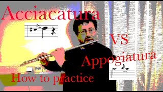 Acciacatura vs appoggiatura How to practice the needed coordination [upl. by Ayerhs]