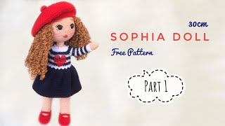 AMIGURUMI  PART 1  Sofya Bebek ENG SUBTITLES ON subtítulos ESPAÑOL [upl. by Sander107]