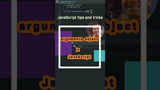 Interview question  arguments object in JavaScript interview shorts jsbyjs [upl. by Doubler283]