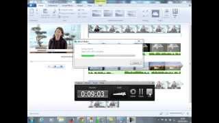 Adding overlay video in MovieMaker [upl. by Urian]