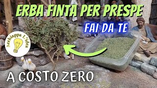 Erba finta per presepe 🌱 fai da te e a costo zero [upl. by Othilie]