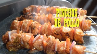 PINCHOS DE POLLO  ¿Cómo hacer pinchos de pollo RECETA  Cocine con Tuti [upl. by Aneehs672]