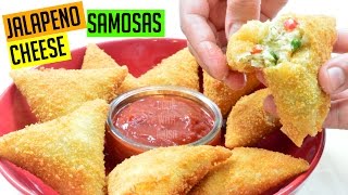 How to cook Jalapeno Chicken Cheese Samosa Recipe  Ramadan Recipes  Cook with Anisa [upl. by Bracci516]