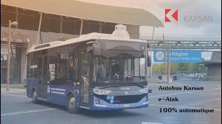 BUS Karsan e Atak 100 automatique au RNTP 2023 [upl. by Straub278]