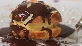 Profiteroles Recipe Demonstration  Joyofbakingcom [upl. by Salta]