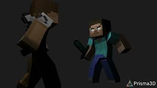 Rill vs herobrine [upl. by Haelam]