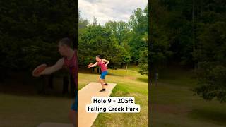 Falling Creek  Hole 9  Pixel discgolf disc golf par3 putter acerun axiom [upl. by Aleinad983]