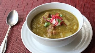 Chili Verde Recipe  Easy Pork amp Tomatillo Stew  How to Make Green Chili [upl. by Nader]