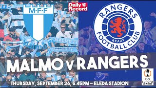 Malmo v Rangers live stream and TV details plus team news for Europa League tie in Sweden [upl. by Jules]