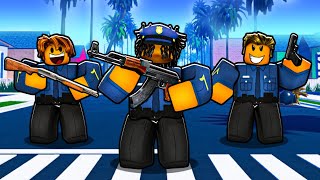 I MADE A POLICE TEAM IN ROBLOX CALI SHOOTOUT [upl. by Winterbottom]