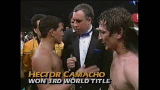 Hector Camacho Ray Mancini Post Fight [upl. by Keiko]