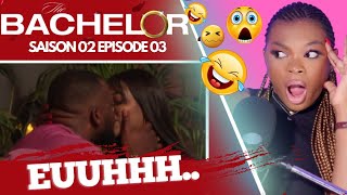 ELLE EST VRAIMENT PRÊTE À TOUT POUR GAGNER😨🙆🏽‍♀️  BACHELOR AFRIQUE SAISON 02 EP 03  REACT [upl. by Nalani]