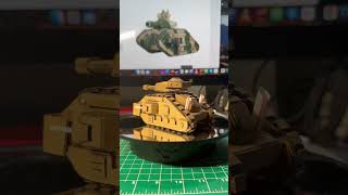 Warhammer 40k Leman Russ Tank Unpainted  Cardboard Build [upl. by Aridatha]