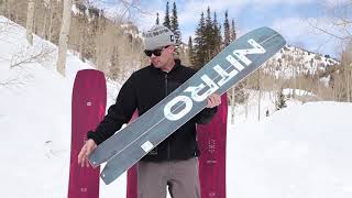 2021 Nitro Squash Splitboard Snowboard Review [upl. by O'Carroll]