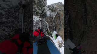 climbing M4WI3 in the Remarkables queenstown newzealand [upl. by Enortna]