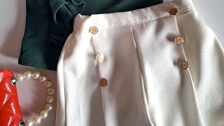 How to make babys short with elastic waistband free hand method [upl. by Kellia645]