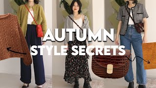 7 AUTUMN STYLE SECRETS TO KNOW Guide For Perfect Fall Outfits [upl. by Wenn237]