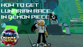 How to get Lunarian Race in Demon Piece Roblox roblox gaming demonpiece onepiece lunarian [upl. by Evets457]