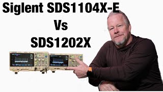 Low Cost Siglent Oscilloscopes SDS1104XE vs SDS1202X [upl. by Gyatt]