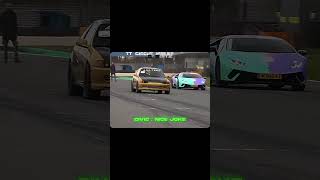 CIVIC VS LAMBO RACE shortvideo phonkdrifting edit carracing [upl. by Betti]