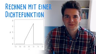 Wie bestimmt man die Verteilungsfunktion den Median und den Erwartungswert einer Dichtefunktion 💭 [upl. by Anertak]