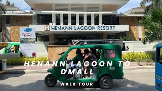 4K BORACAY HENANN LAGOON RESORT TO DMALL WALK TOUR [upl. by Leahcimauhsoj]