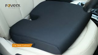 FOVERA Car Seat Cushion for Long amp Comfortable Drive  Orthopedic UCut Out Wedge Cushion [upl. by Naivart]