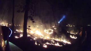 Pontotoc County Strike Team  Seminole County Grass Fire Contour Helmet Cam [upl. by Adnilav]