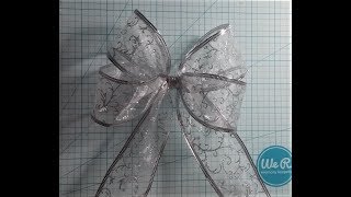 4 loop wire ribbon bow [upl. by Borek]