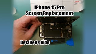 How to do the iPhone 15 Pro Screen Replacement [upl. by Lenci]