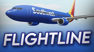 ROBLOX  Flightline  Southwest 737800 Flight [upl. by Lak]