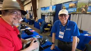 Dayton Hamvention 2023  9am Friday Buddipole Booth [upl. by Saihttam356]