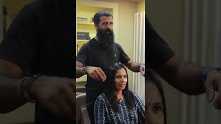 Manis family salon amp makeover studio TrivandrumPls Contact 7994789500youtube shorts shots [upl. by Arraeic]