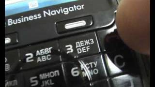 HP iPAQ 614 Business Navigator first look rus [upl. by Ydnyl]