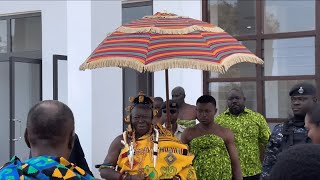 Otumfuo Osei Tutu II in Cape Coast for the Oguaa Fetu Festival [upl. by Ynagoham]