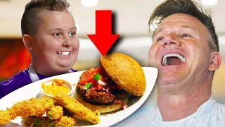 15 Times Gordon Ramsay Actually LIKED THE FOOD [upl. by Ahsieket]