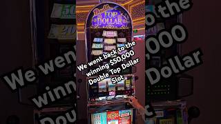 We put 2500 into the Double Top Dollar that we won 50000 on slots jackpot win gambling [upl. by Ferino]