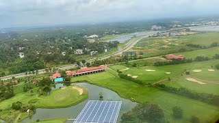 Cochin International Airport Kerala Landing 4K [upl. by Ahsemed]