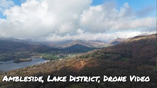 Ambleside  Lake District  Drone Video  4K [upl. by Einhpad]